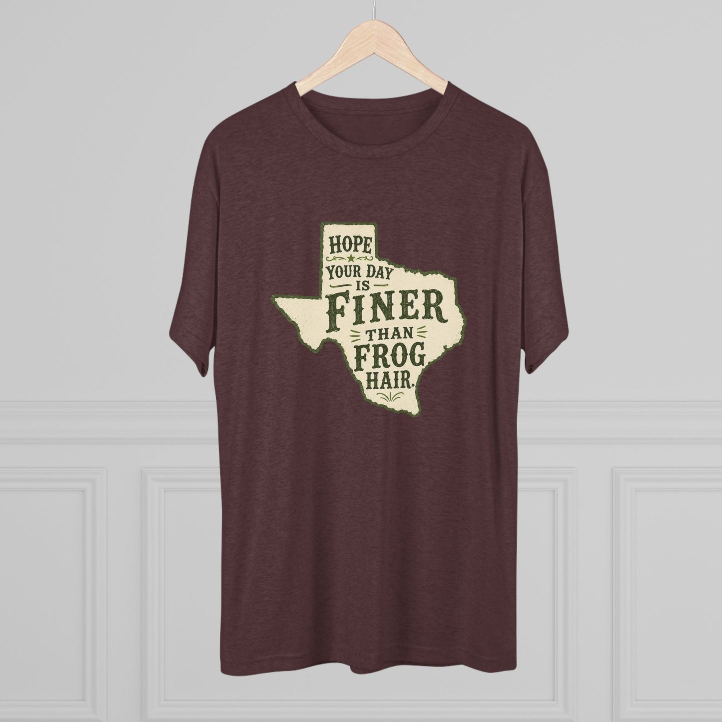 Finer than a Frog Hair - Tri-Blend Crew Tee