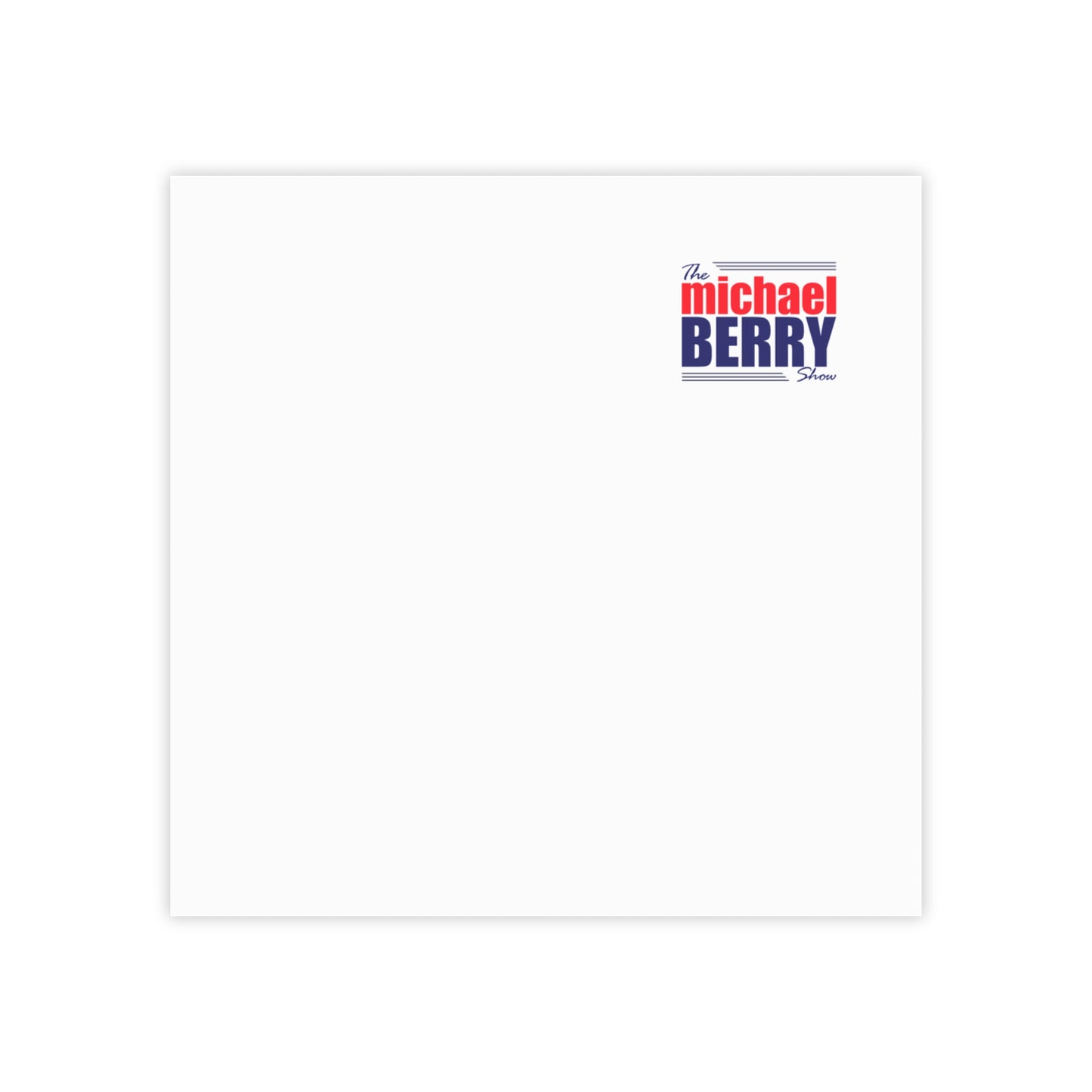 Michael Berry Show - Post-it® Note Pads