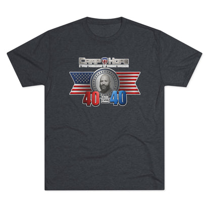 40 for 40 - Tri-Blend Crew Tee