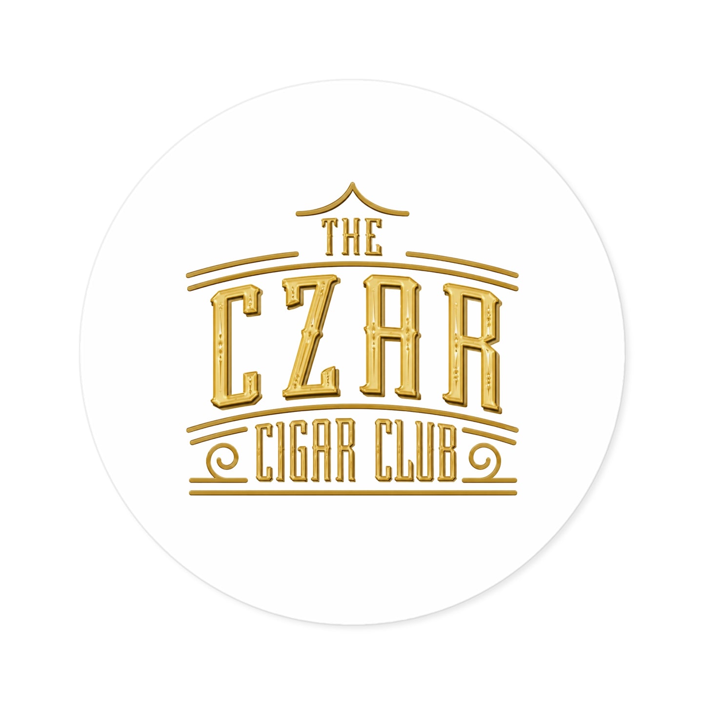 Czar Cigar Club - Round Sticker