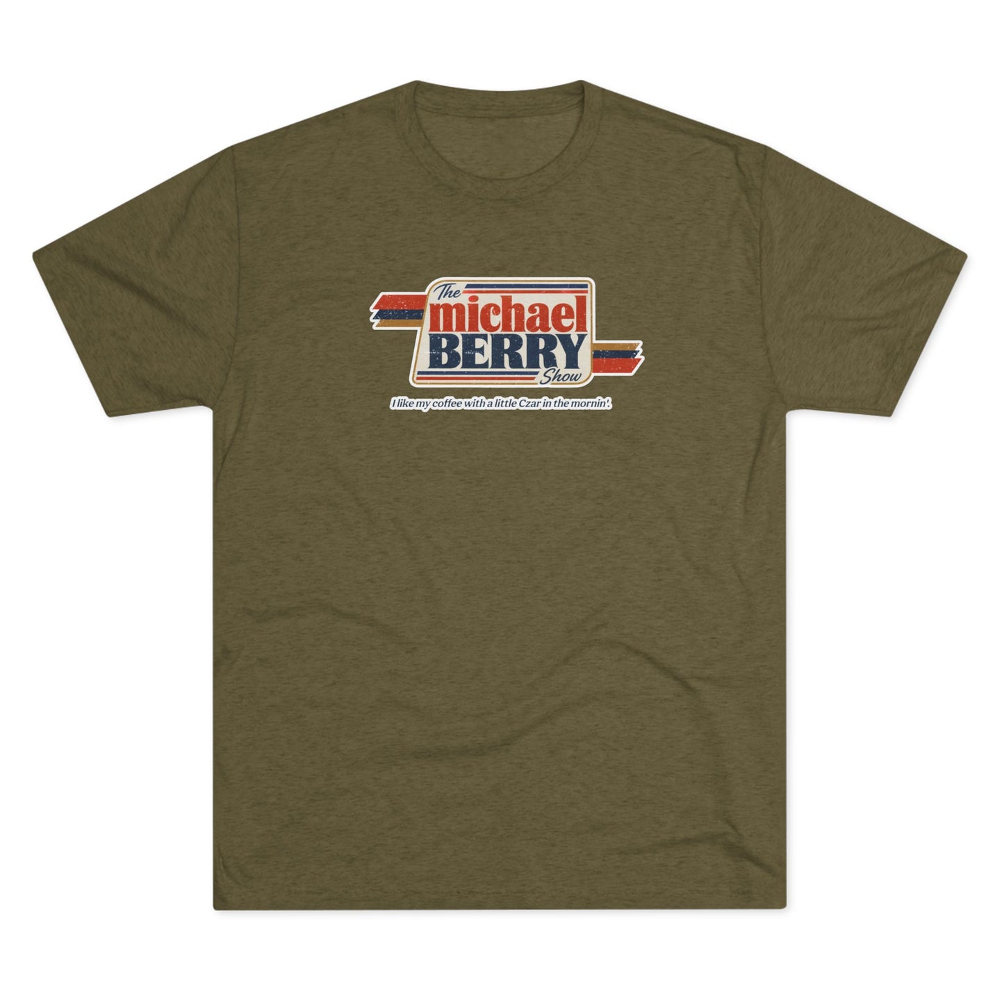 Coffee with Czar - Tri-Blend Crew Tee