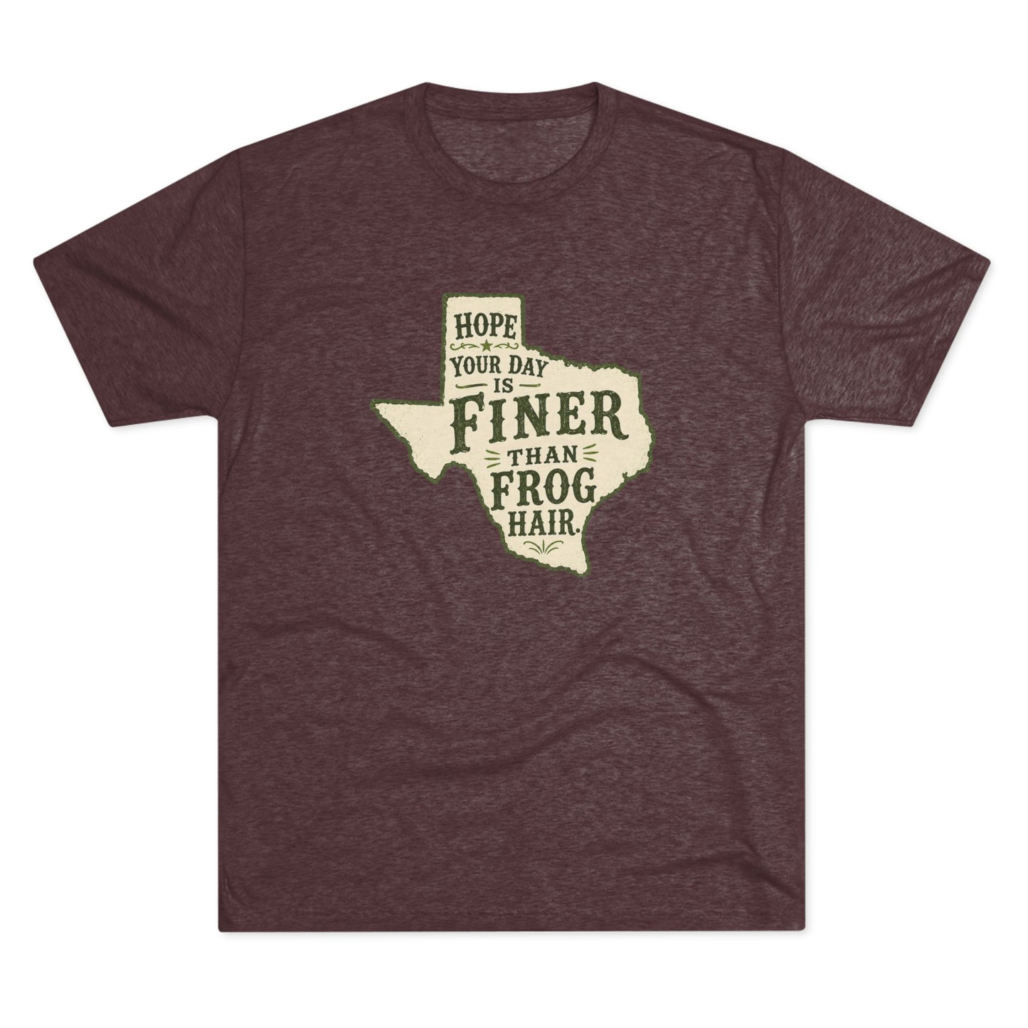 Finer than a Frog Hair - Tri-Blend Crew Tee