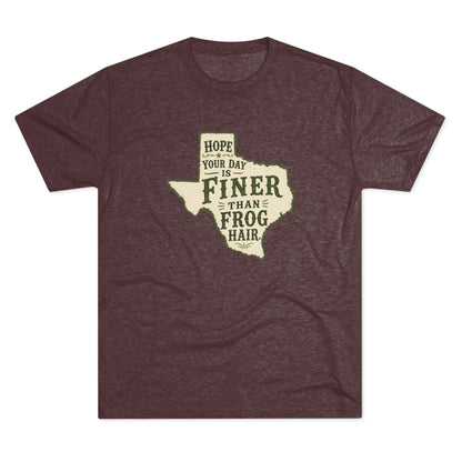Finer than a Frog Hair - Tri-Blend Crew Tee