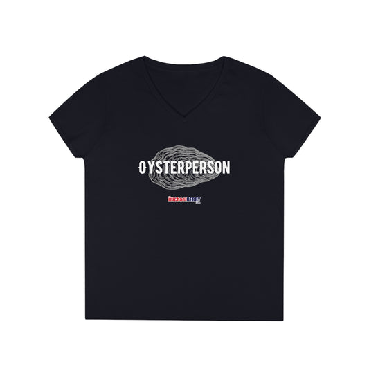 Oysterperson - Ladies' V-Neck Sexy T-Shirt