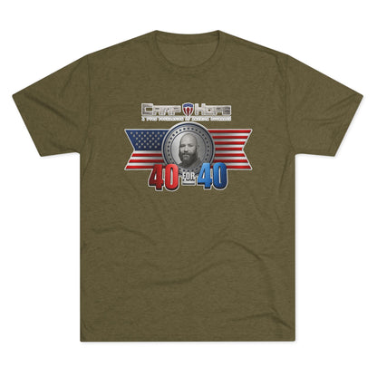 40 for 40 - Tri-Blend Crew Tee