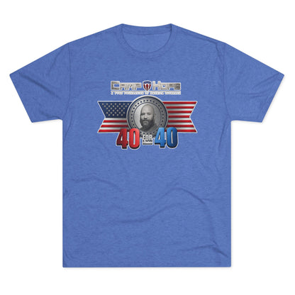 40 for 40 - Tri-Blend Crew Tee