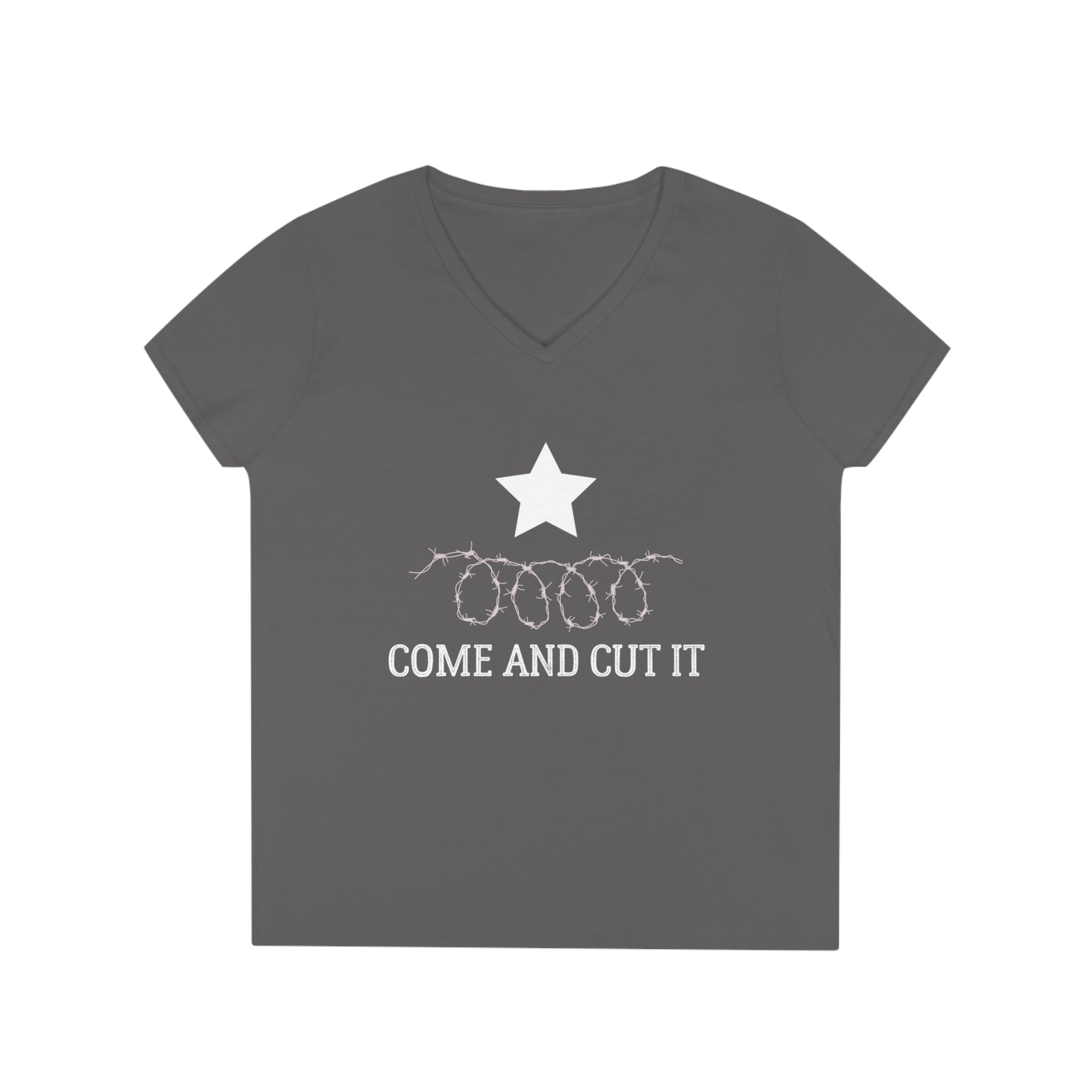 Come and Cut It - Ladies' V-Neck Sexy T-Shirt