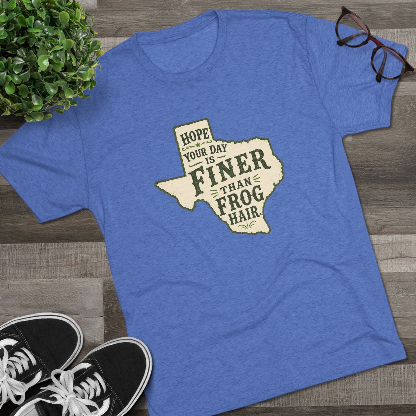 Finer than a Frog Hair - Tri-Blend Crew Tee