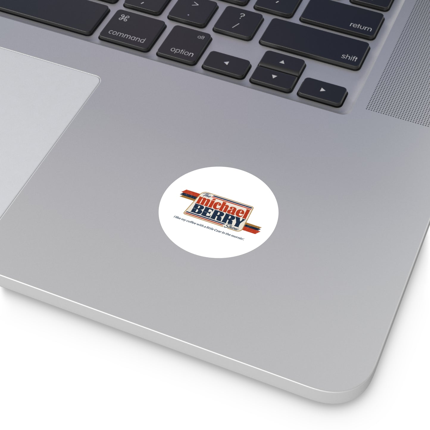 Coffee with Czar - Round Sticker