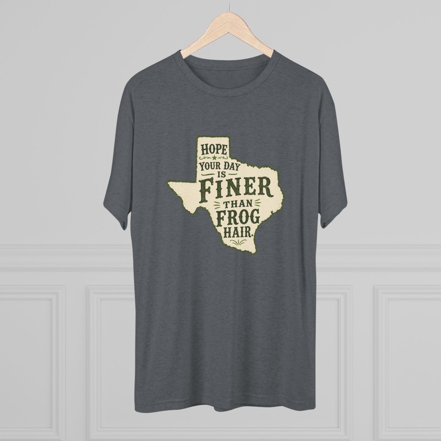 Finer than a Frog Hair - Tri-Blend Crew Tee