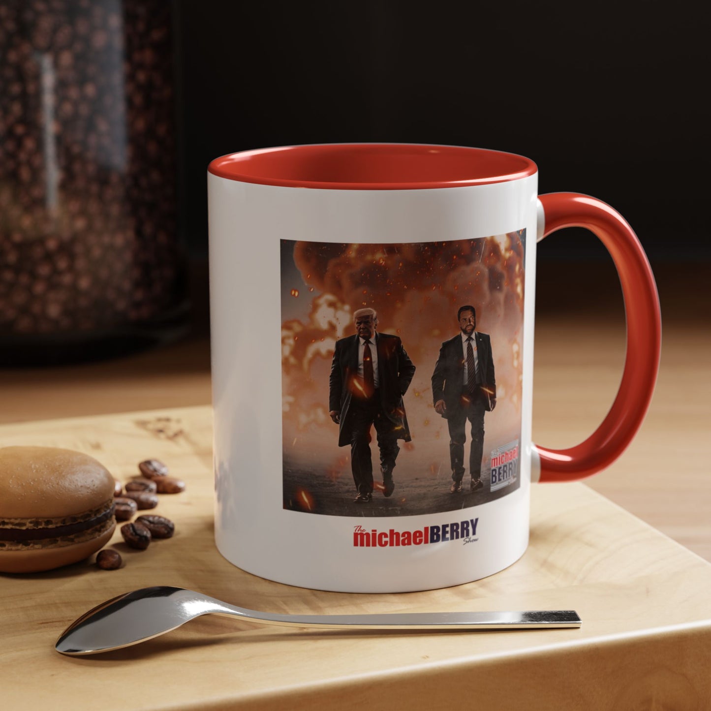 Trump Vance Battle - Coffee Mug, 11oz