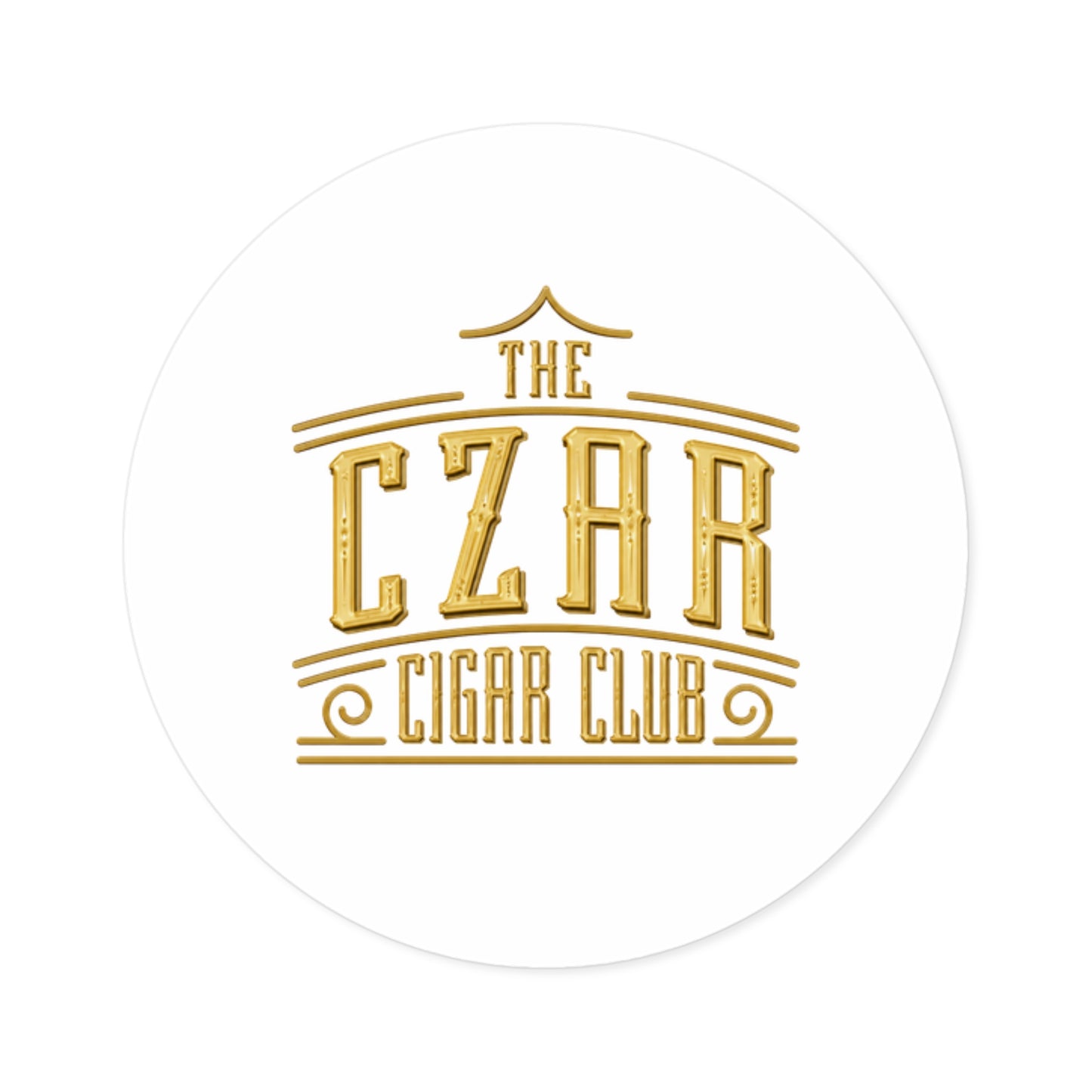 Czar Cigar Club - Round Sticker