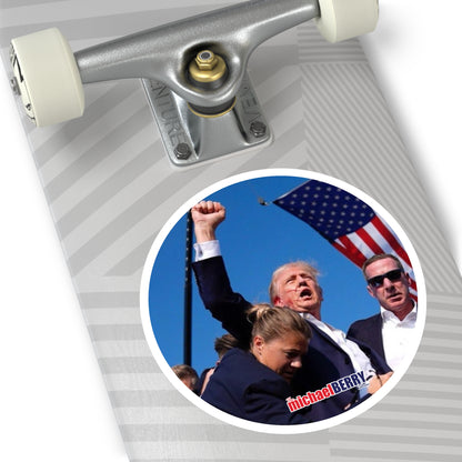 America - Hardhat Round Stickers (ii)