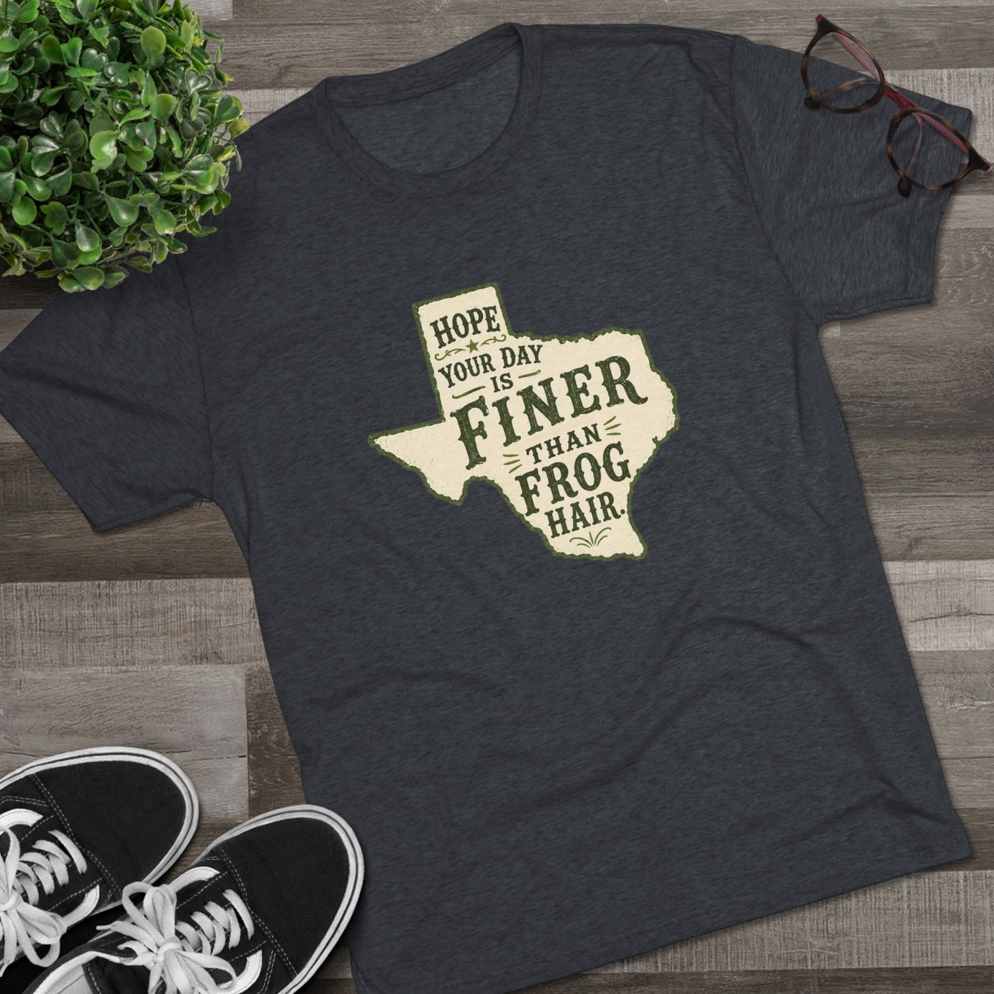 Finer than a Frog Hair - Tri-Blend Crew Tee