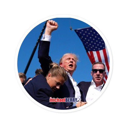 America - Hardhat Round Stickers (ii)