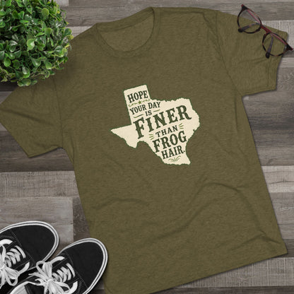 Finer than a Frog Hair - Tri-Blend Crew Tee