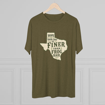 Finer than a Frog Hair - Tri-Blend Crew Tee
