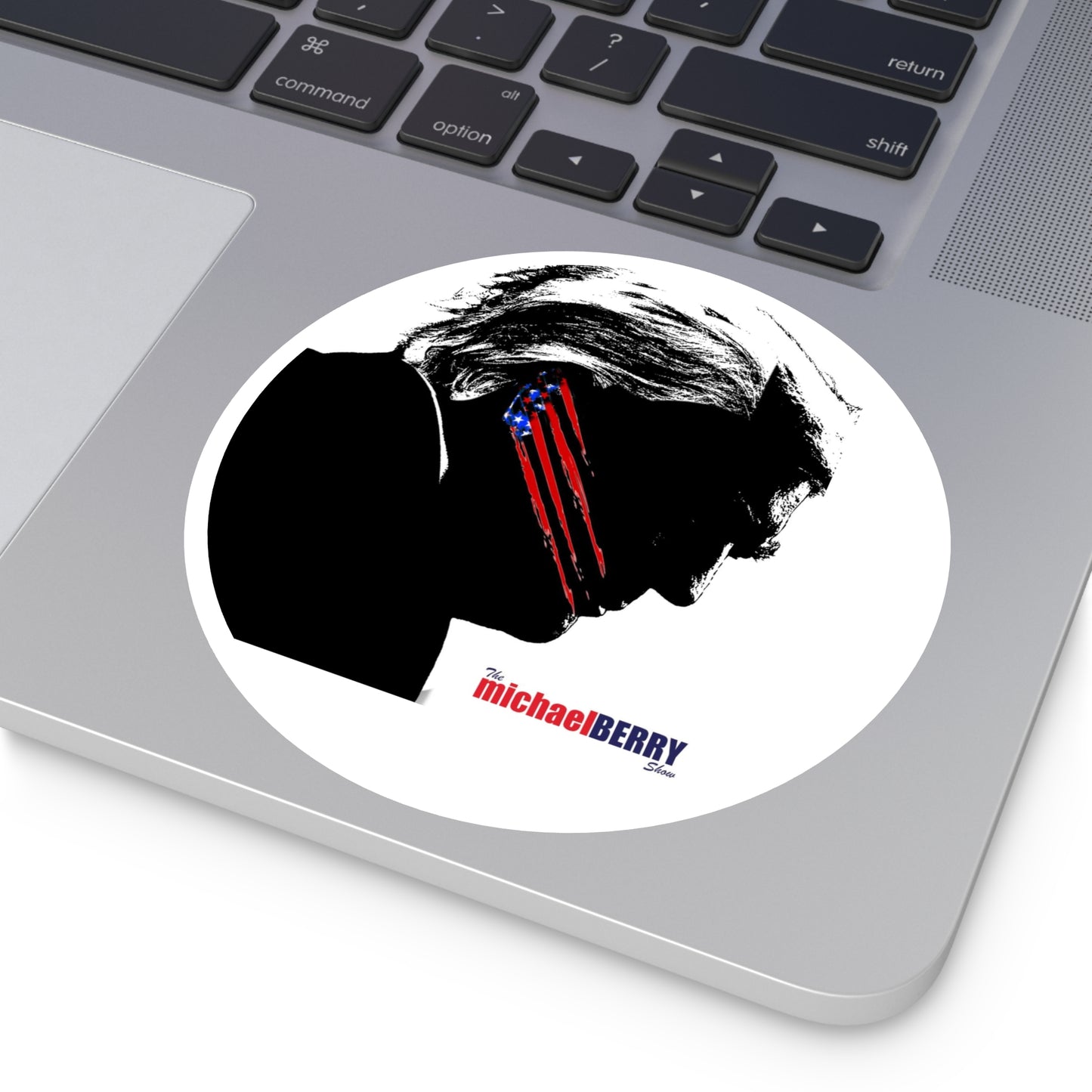 Trump's Scar - Hardhat Round Stickers