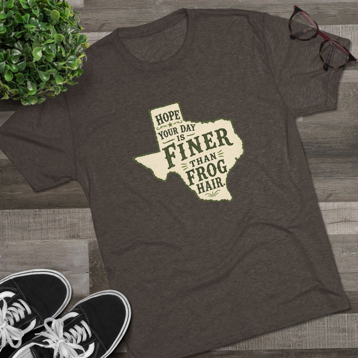 Finer than a Frog Hair - Tri-Blend Crew Tee