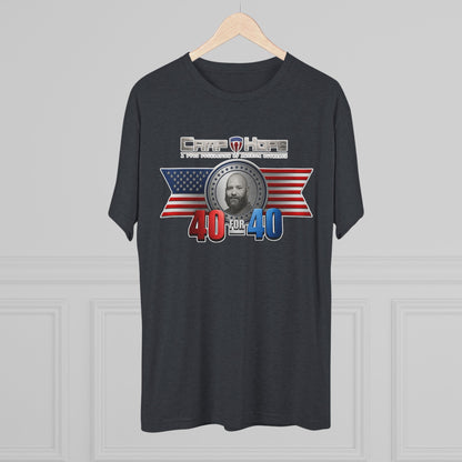 40 for 40 - Tri-Blend Crew Tee