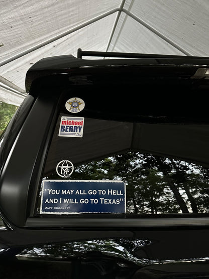 FREE Michael Berry Show Bumper Sticker