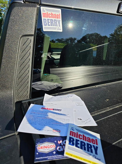 FREE Michael Berry Show Bumper Sticker