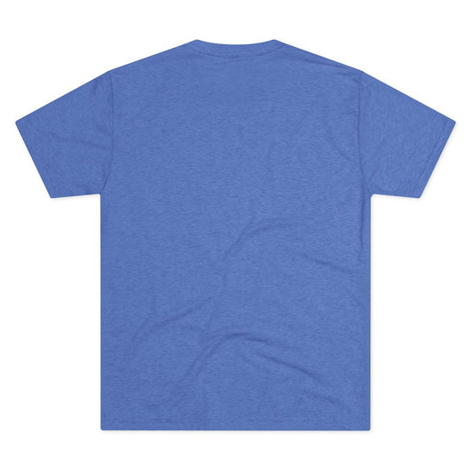 Let Freedom Ding Tri-Blend Vintage Royal back
